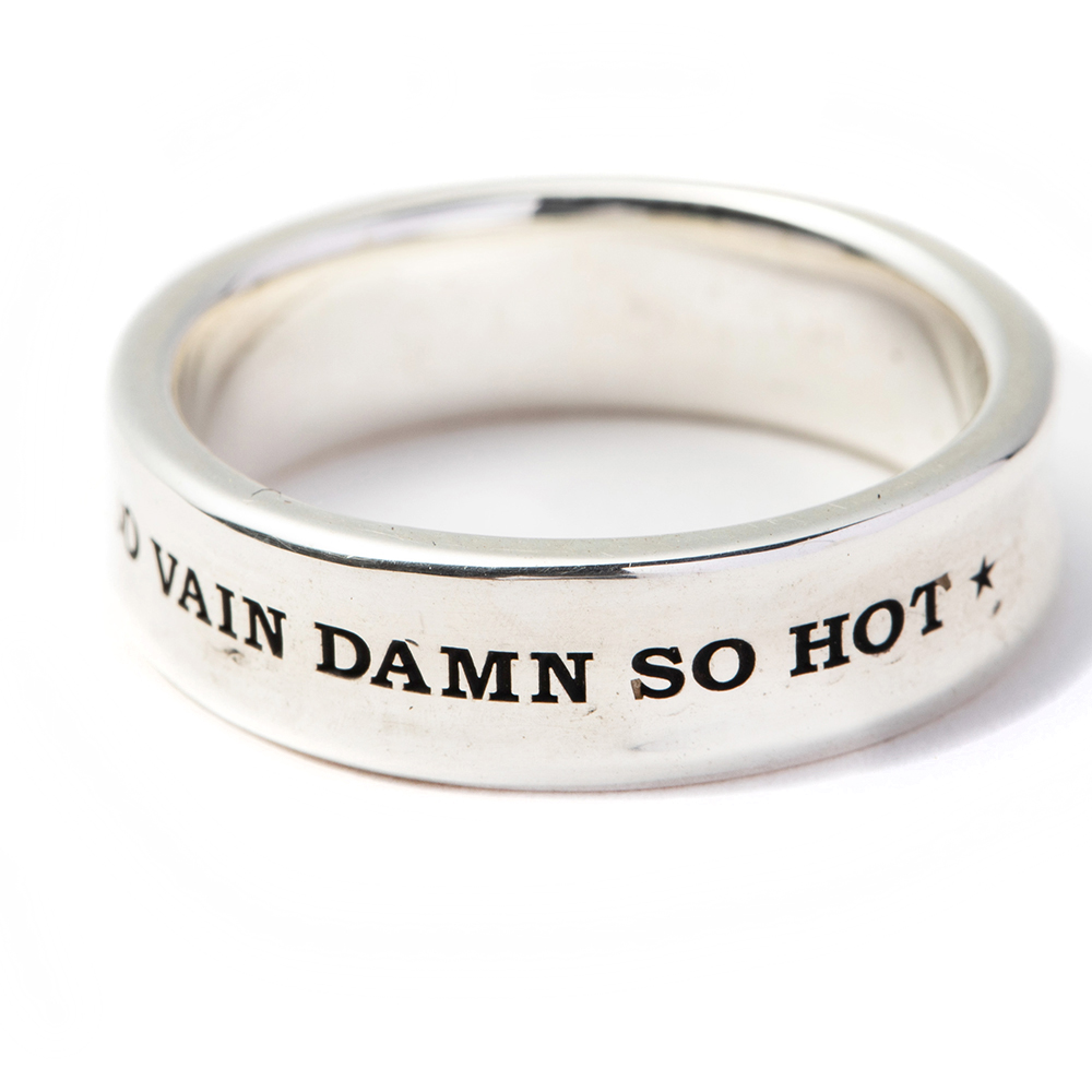 CALEE/Round plane silver ring（Silver）［ラウンドプレーンシルバー