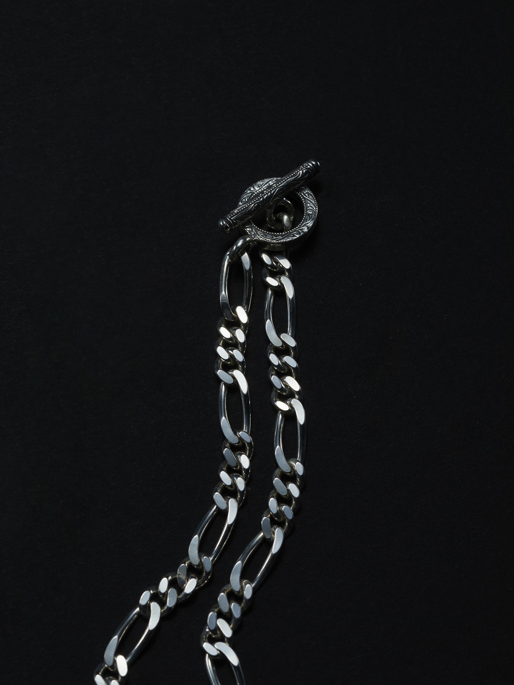 ANTIDOTE BUYERS CLUB/Figaro Wide Chain（Silver） - JONAS