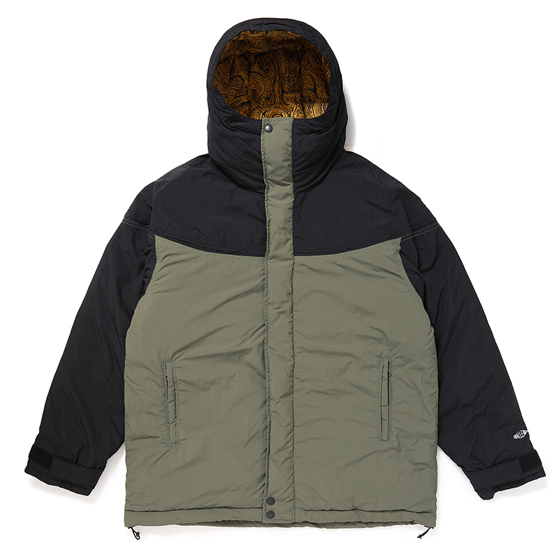 CHALLENGER/DERBY DOWN JACKET（OLIVE/BLACK）［ダービーダウンJKT-24