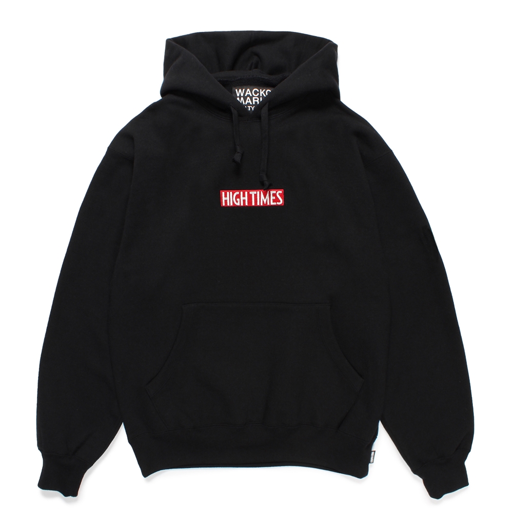 WACKO MARIA/HIGH TIMES / HEAVY WEIGHT HOODED SWEAT SHIRT（BLACK