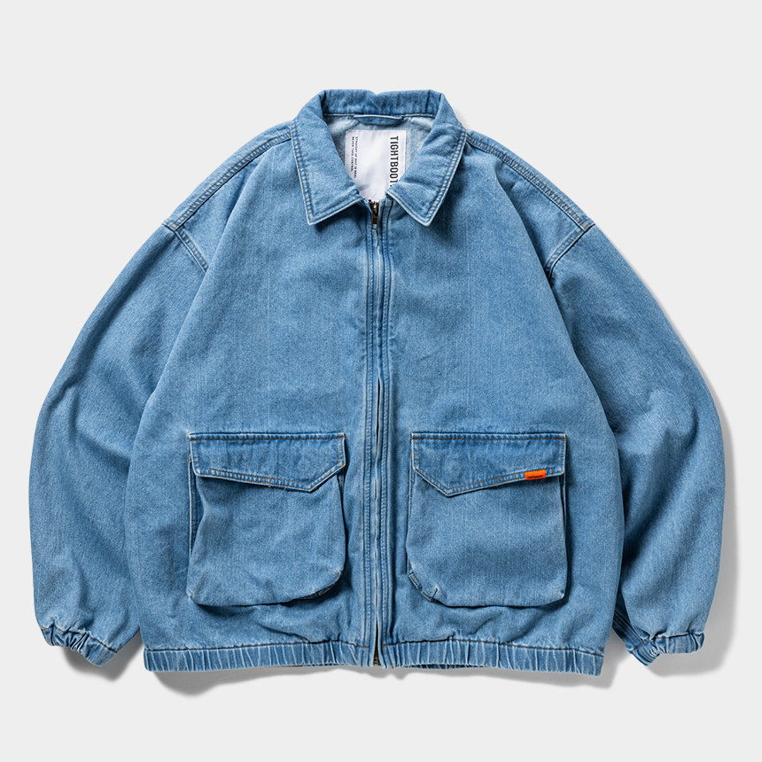 TIGHTBOOTH/DENIM DRIZZLER JACKET（Light Blue）［デニムドリズラー