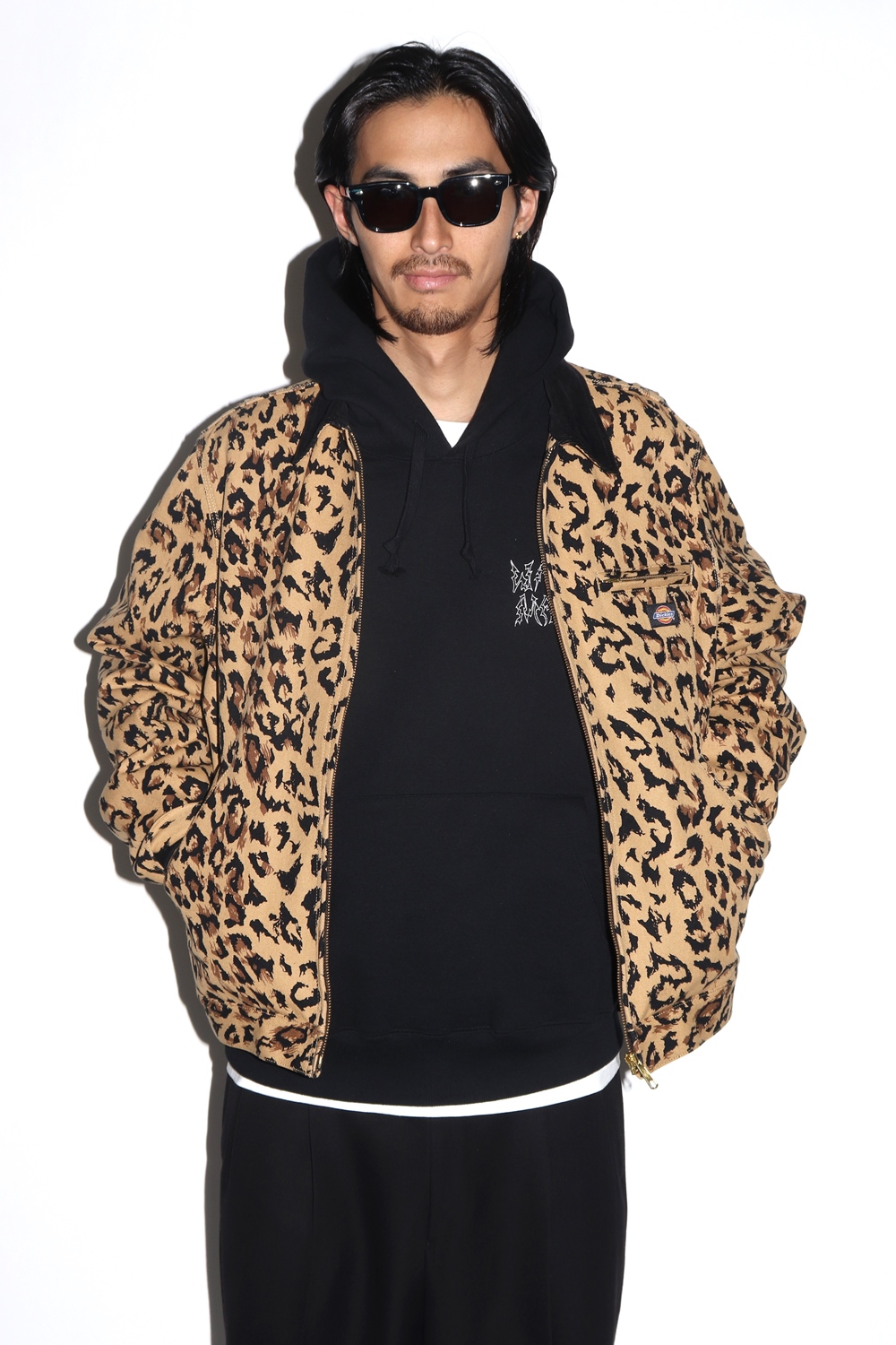 WACKO MARIA/DICKIES / LEOPARD WORK JACKET（BEIGE）［レオパード