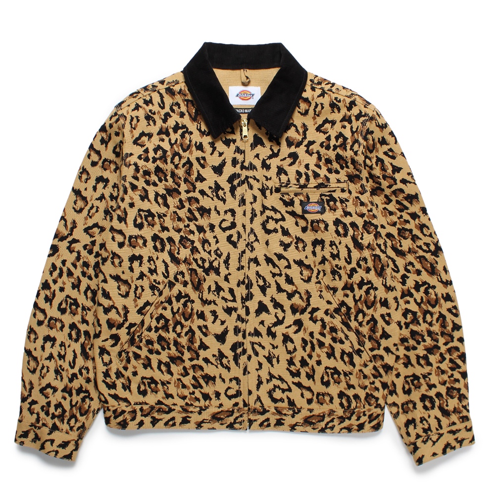 WACKO MARIA/DICKIES / LEOPARD WORK JACKET（BEIGE）［レオパード
