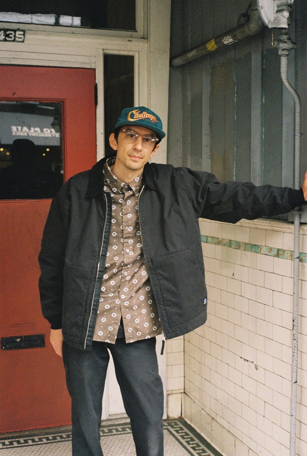 CHALLENGER/CLASSIC FLANNEL SHIRT（BROWN）［クラシックフランネル