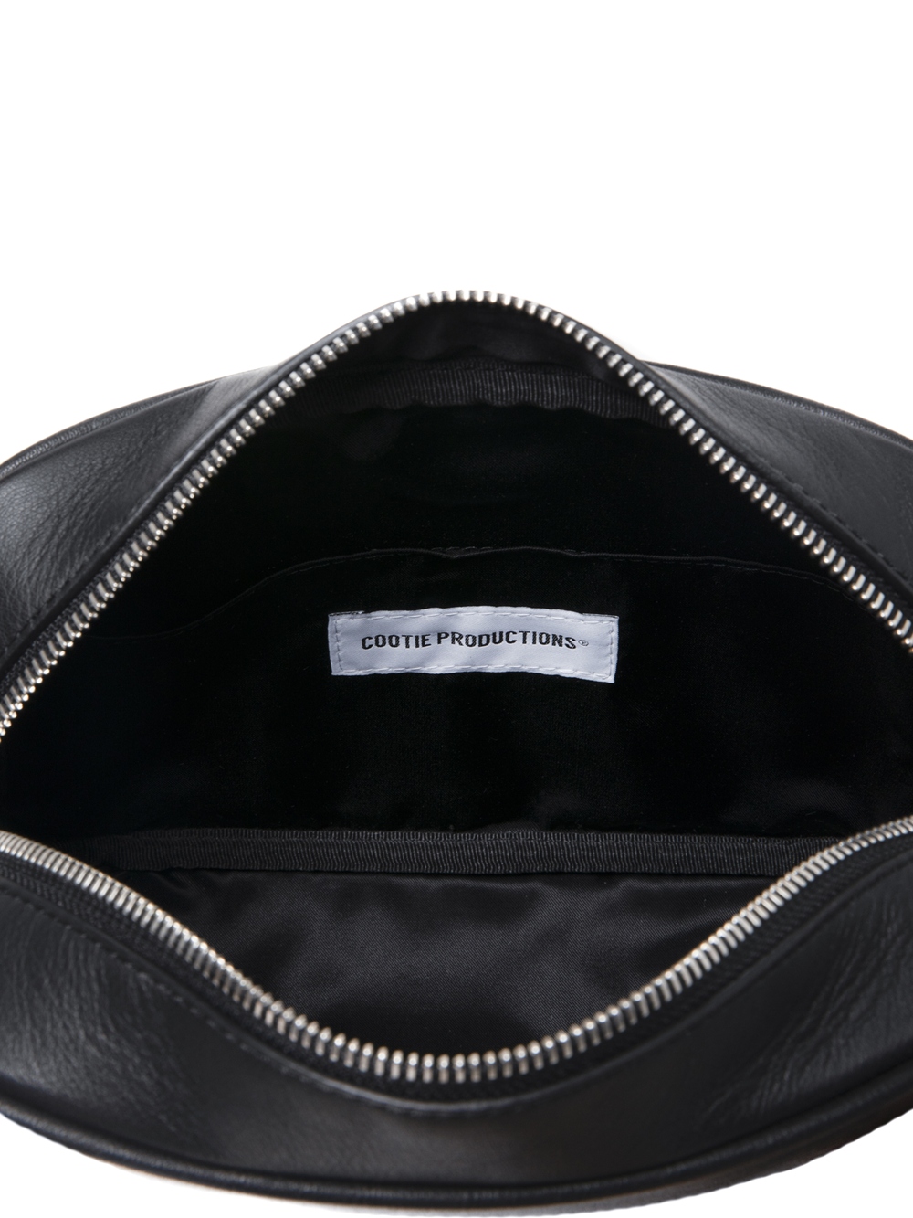 COOTIE PRODUCTIONS/Leather Shoulder Bag（Black）［レザーショルダー