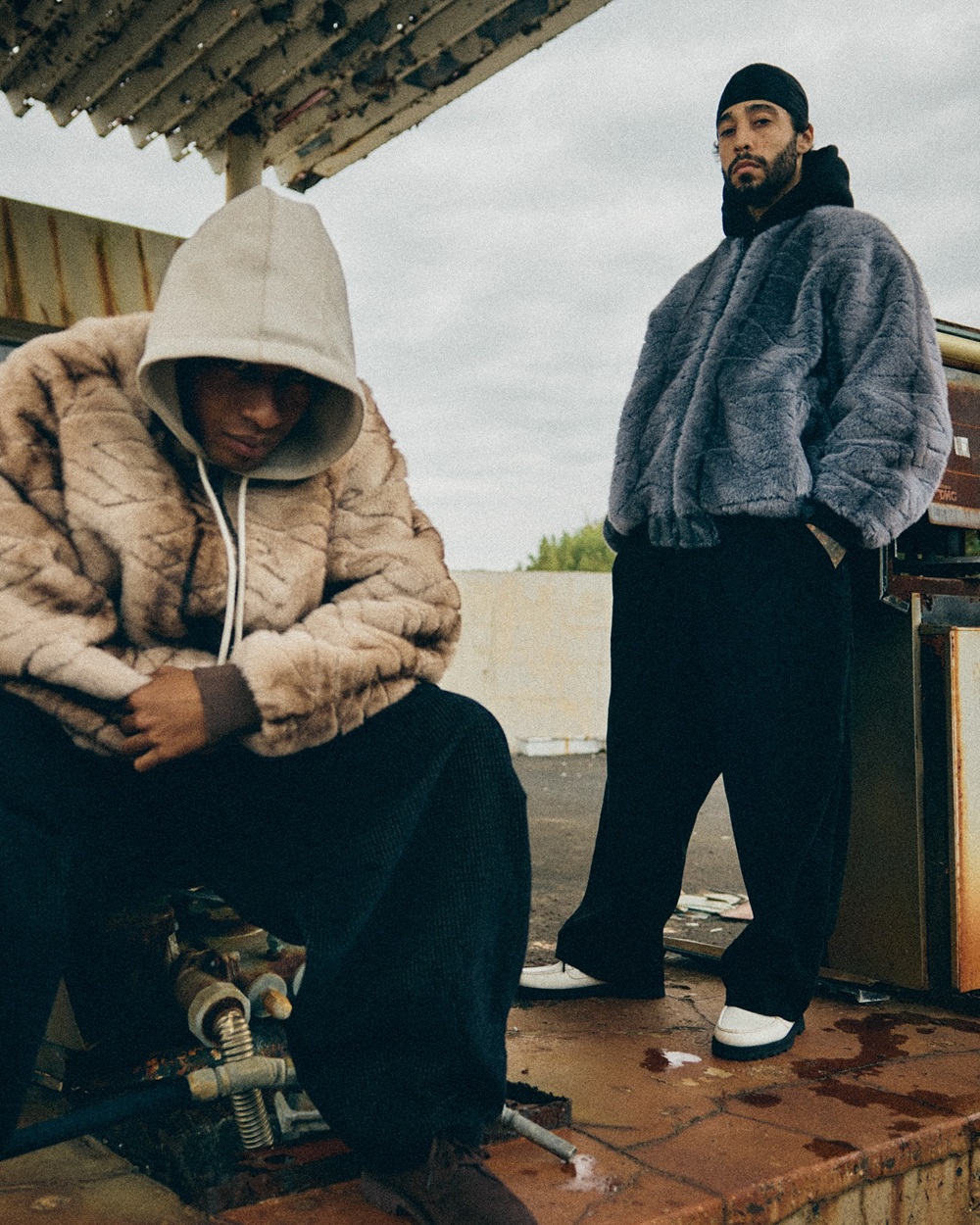 TIGHTBOOTH/T QUILT FUR MA-1（Black）［TキルトファーMA-1-25秋冬