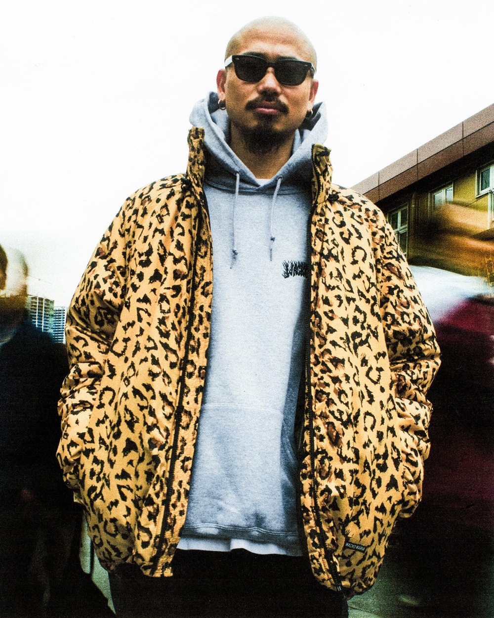 WACKO MARIA/WILD THINGS / LEOPARD HAPPY JACKET（BEIGE