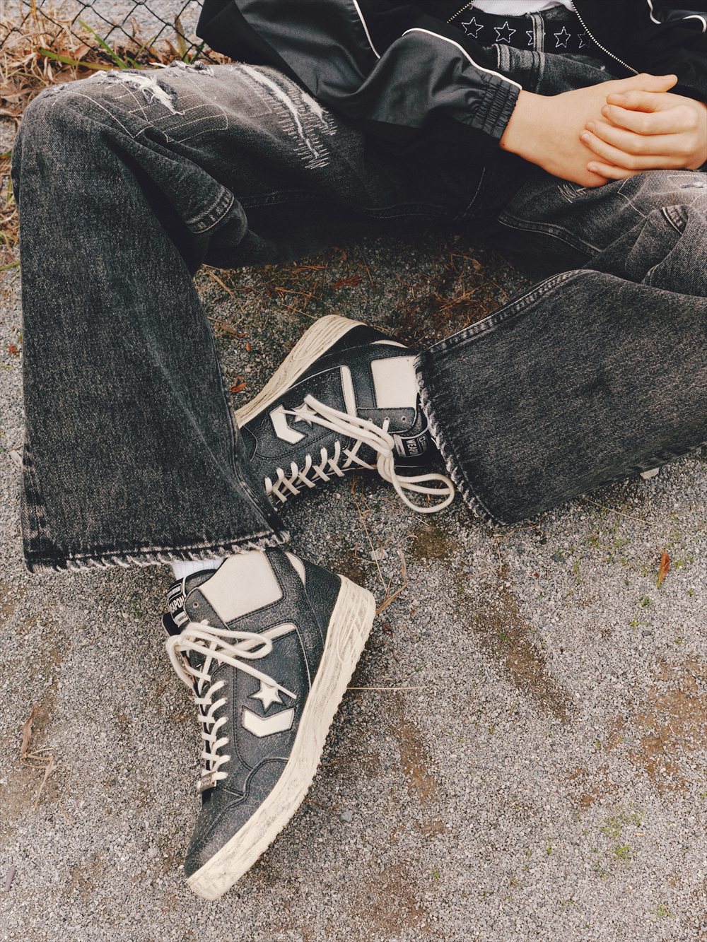 DAIRIKU/CONVERSE / WEAPON HI / DK（Black）［ウエポンHI-25秋冬