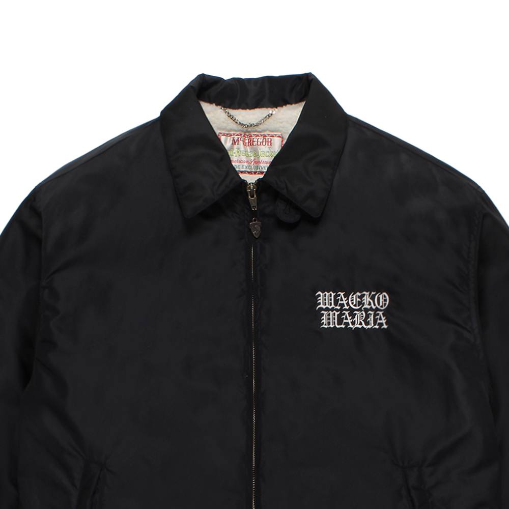 WACKO MARIA/MCGREGOR / NYLON ANTI-FREEZE JACKET（BLACK）［ナイロン