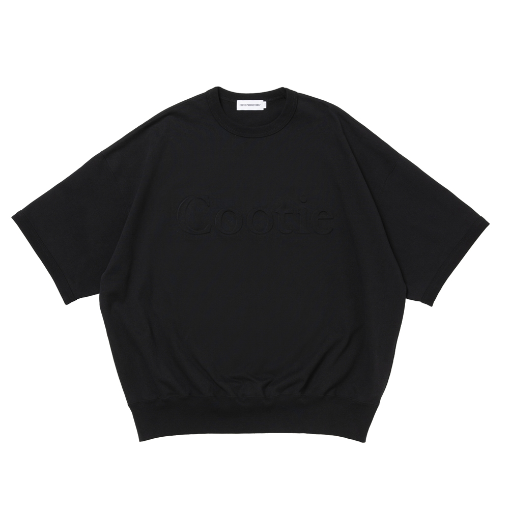 COOTIE PRODUCTIONS/Heavy Oz Jersey Plain S/S Crew（Black