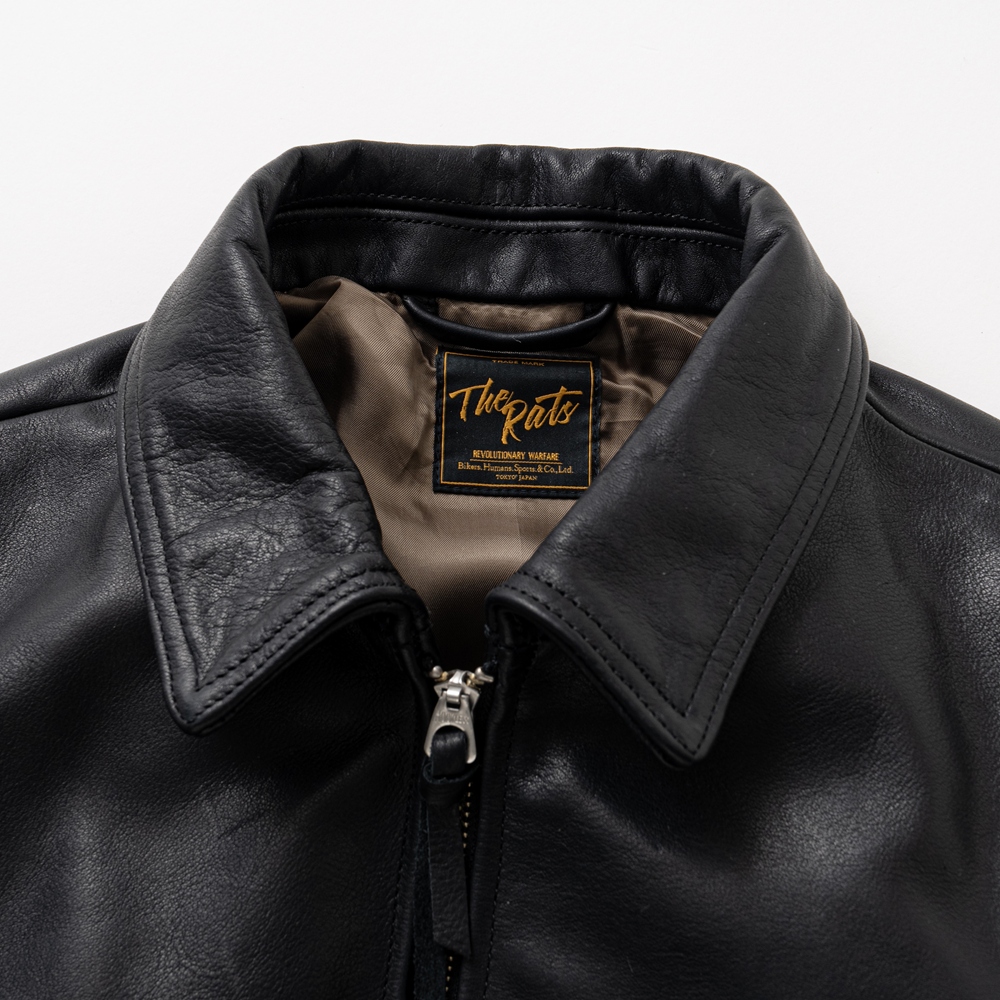 RATS/30's LEATHER SPORTS JKT（BLACK）［30'sレザースポーツJKT-26春