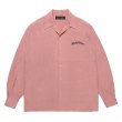 WACKO MARIA/50'S OPEN COLLAR SHIRT（PINK）［50'Sオープンカラー