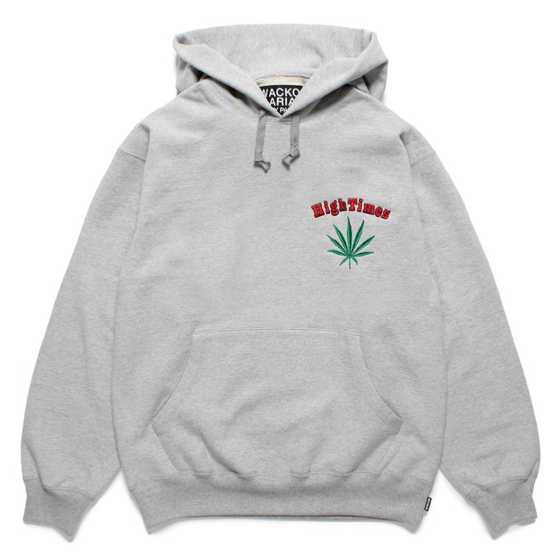WACKO MARIA/HIGH TIMES / HEAVY WEIGHT HOODED SWEAT SHIRT（GRAY