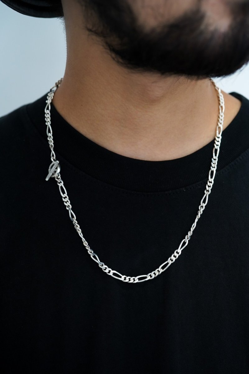 ANTIDOTE BUYERS CLUB/Figaro Wide Chain（Silver） - JONAS