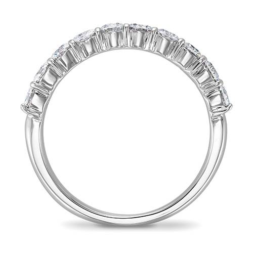 松屋銀座外商部特選 DカラーSIクラス天然ダイヤモンドハーフエタニティ