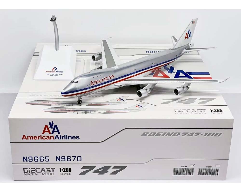 www.JetCollector.com: American Airlines B747-100 N9665 1:200 Scale