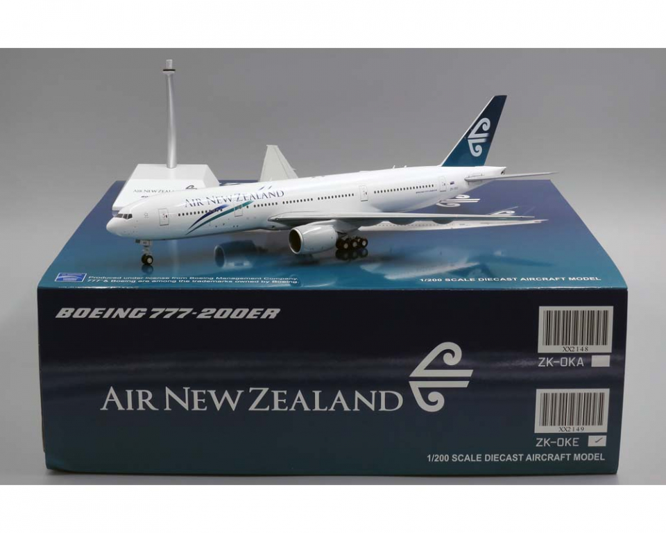 www.JetCollector.com: Air New Zealand B777-200ER w/stand ZK-OKE 1