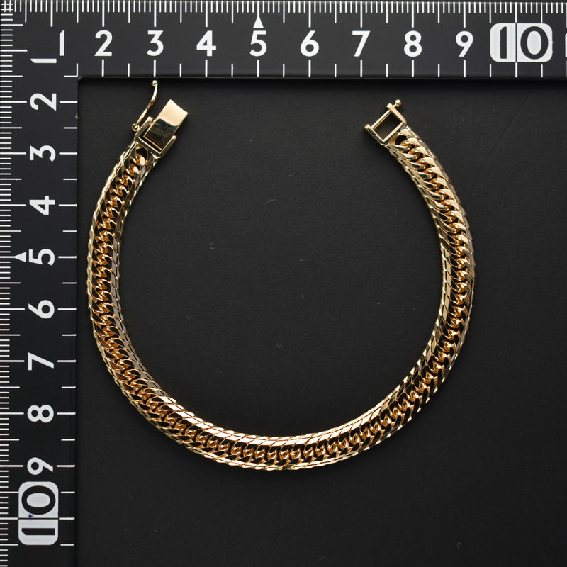 喜平 ブレスレット K18 トリプル Mカット 20g 18cm 造幣局検定マーク