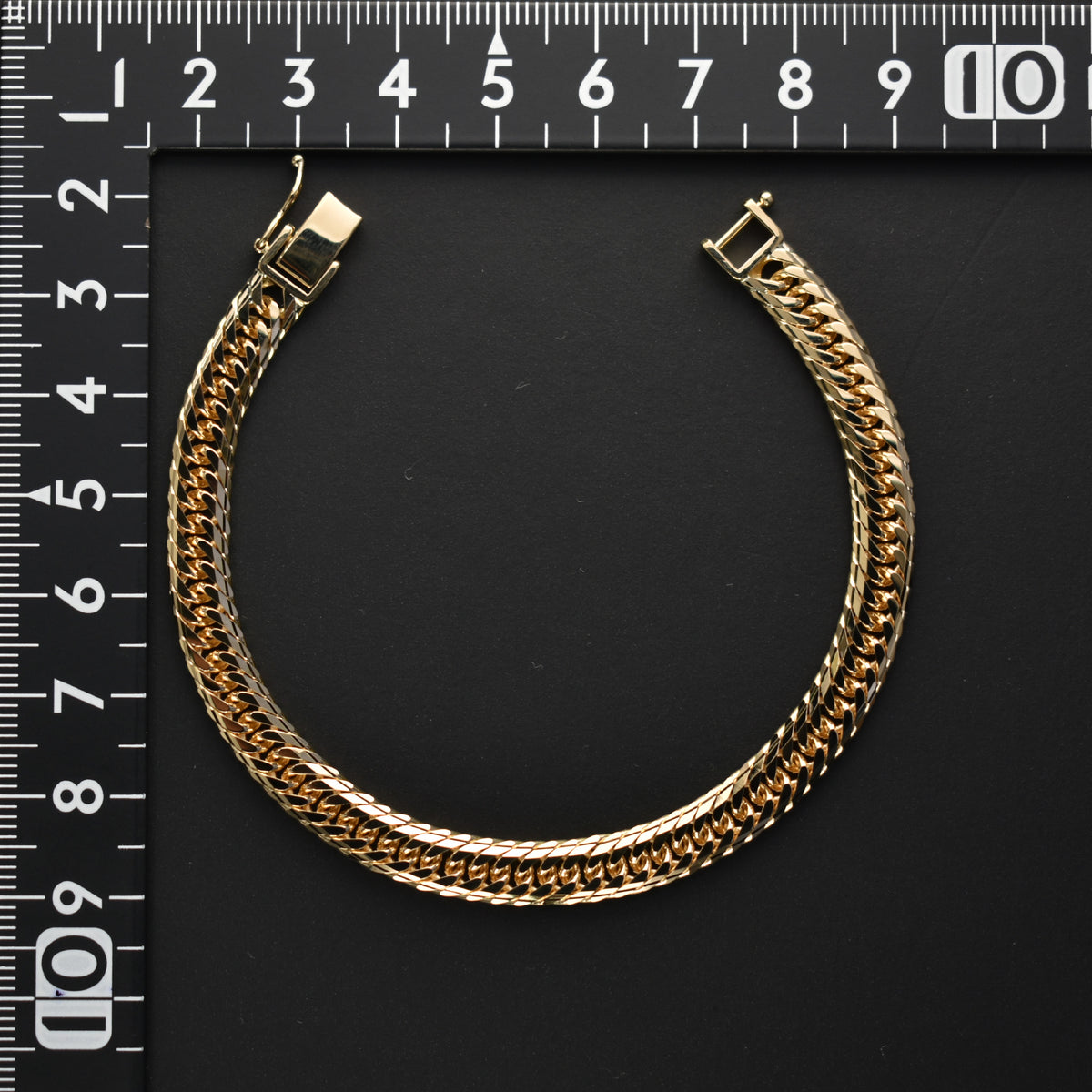 喜平 ブレスレット K18 トリプル Mカット 20g 18cm 造幣局検定マーク