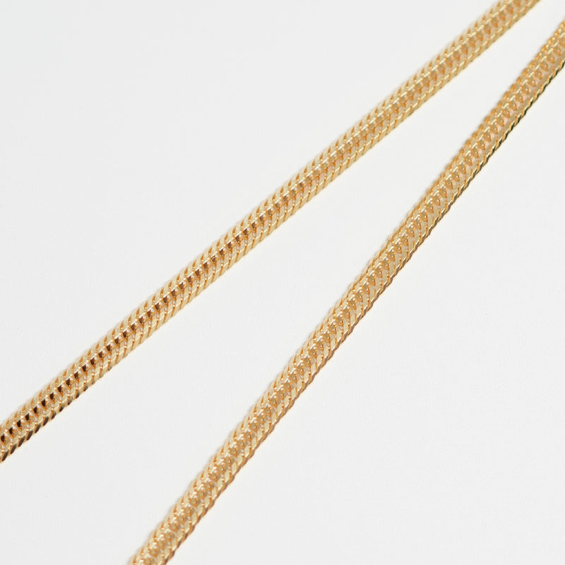 喜平 ネックレス K18 トリプル 12面 13.5g 55cm 造幣局検定マーク