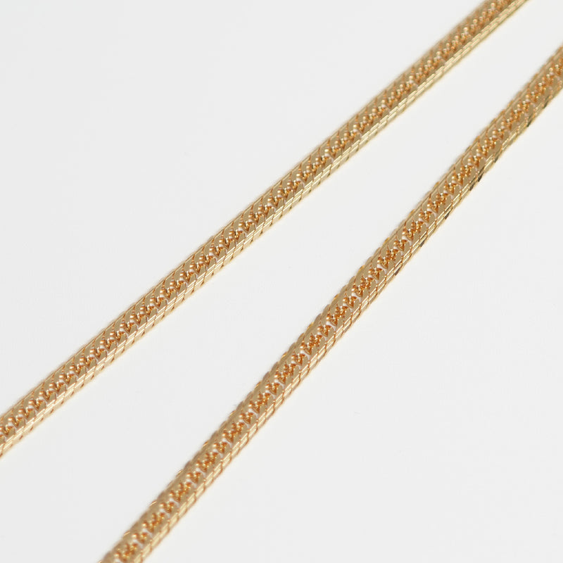 喜平 ネックレス K18 トリプル Mカット 22g 55cm 造幣局検定マーク