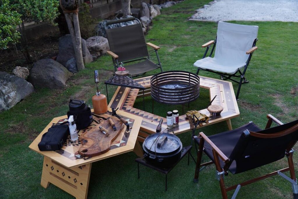 クミ男ンドル】ヘキサテーブルはキャンプ沼の入り口 by TheArth