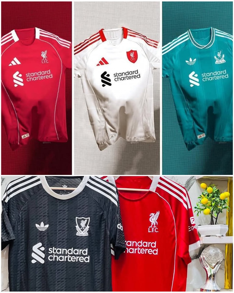 リヴァプール 2025-26 ホーム ユニフォーム – J. FOOTBALLER