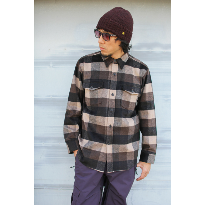 GREENCLOTHING ( グリーンクロージング ) “WOOL FLANNEL SHIRTS”│JAU
