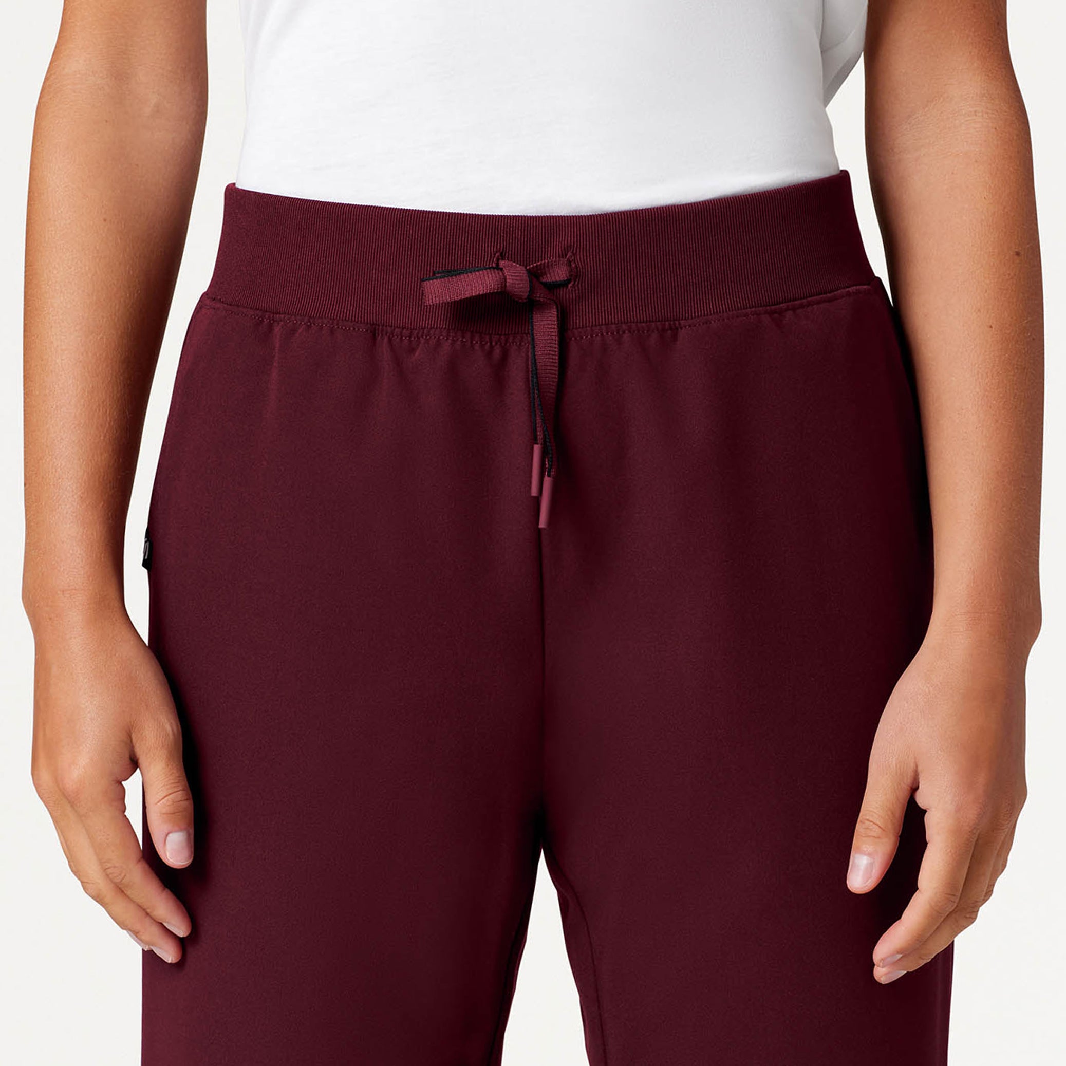 Xenos Essential Knit-Waist Scrub Pant - Burgundy – JAANUU