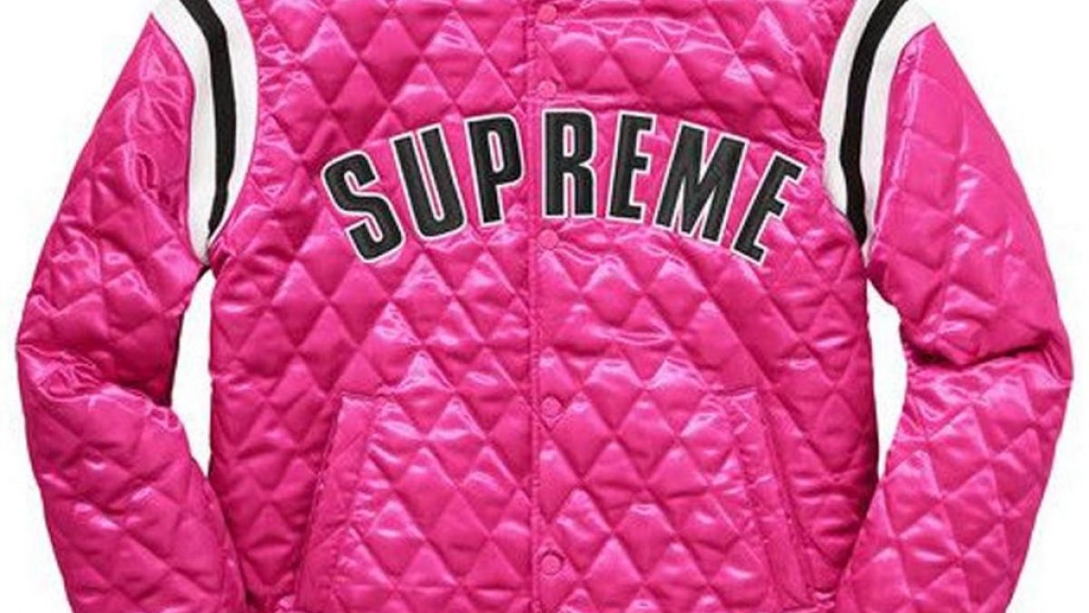 Diamond Quilted Supreme Varsity Satin Jacket - Jackets Masters