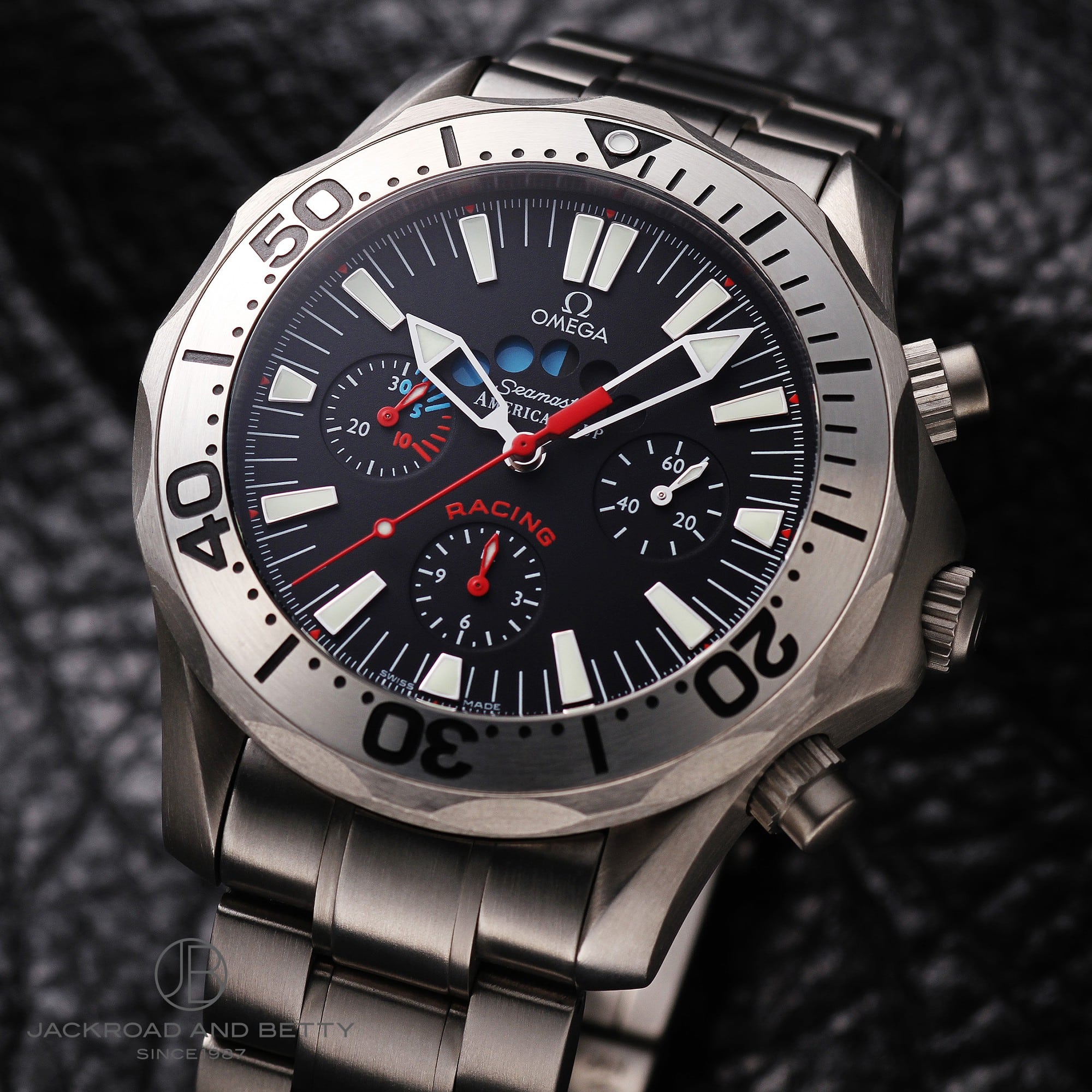 シーマスター プロフェッショナル 300 クロノグラフ アメリカズカップ