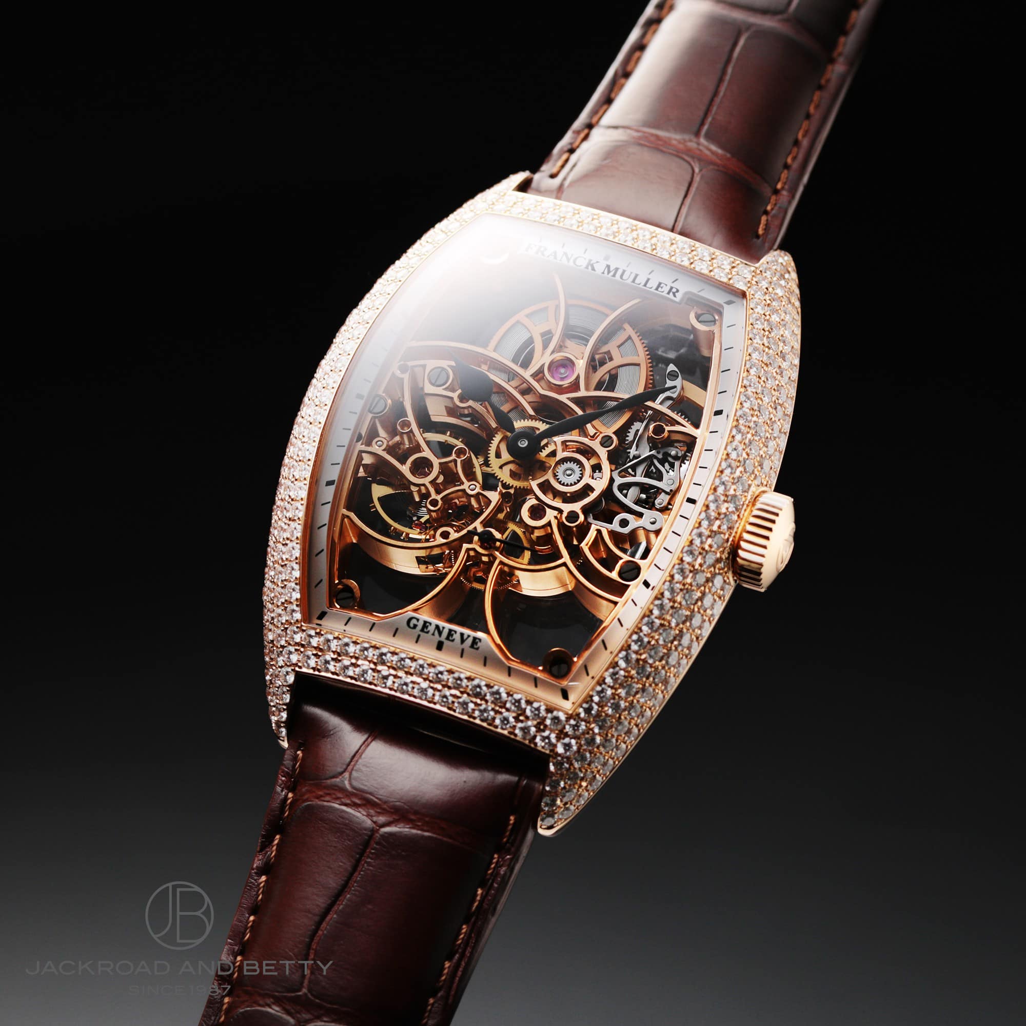 トノーカーベックス 7デイズ パワーリザーブ スケルトン ダイヤモンド