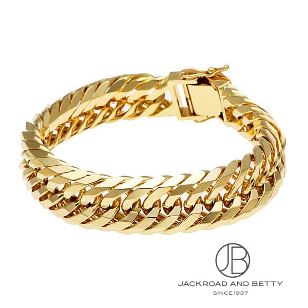 K18 12面 トリプル 100g 20cm ブレスレット 造幣局刻印有り[] Kihei