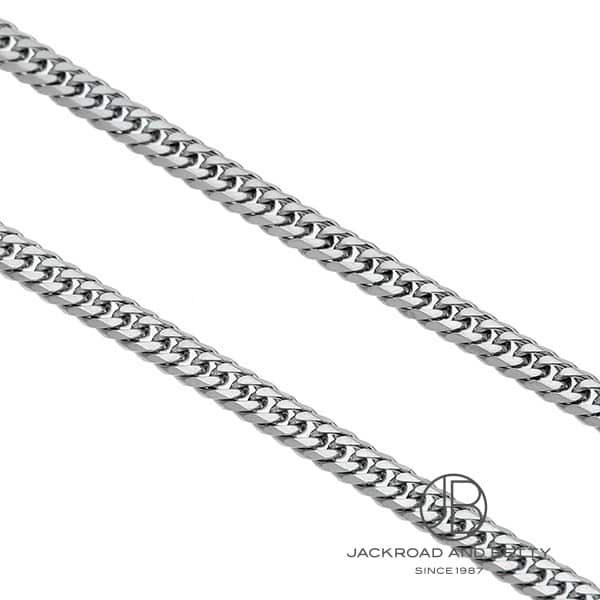 PT850 6面 ダブル 10g 50cm ネックレス プラチナ 造幣局刻印有り