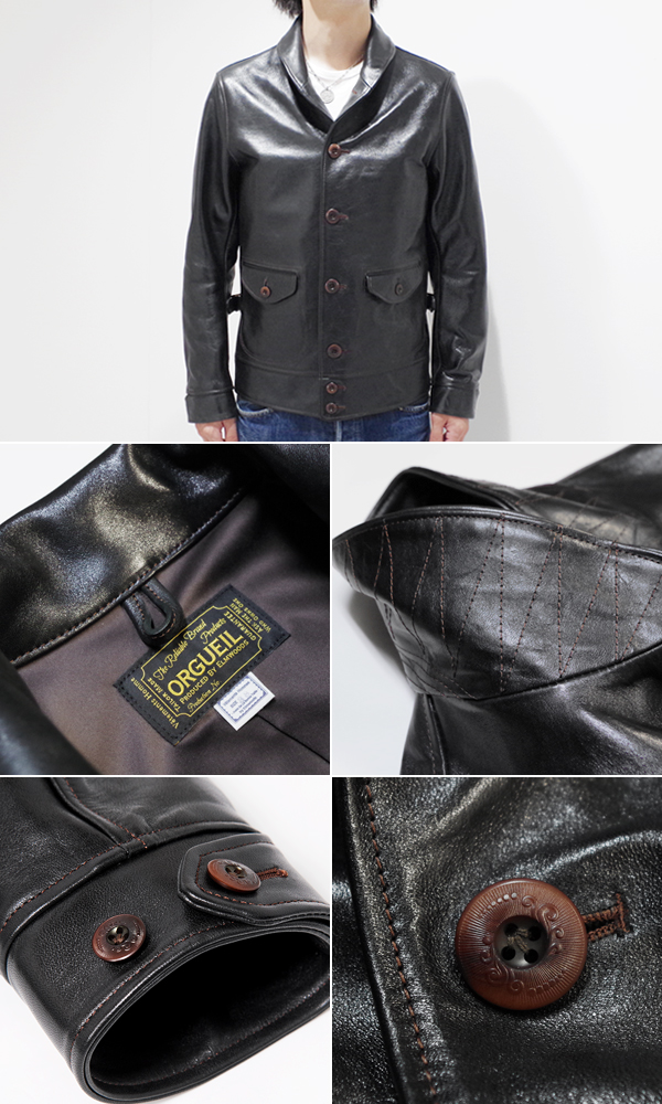 ORGUEIL オルゲイユ ホースハイド|レザーコサックジャケット『Horse