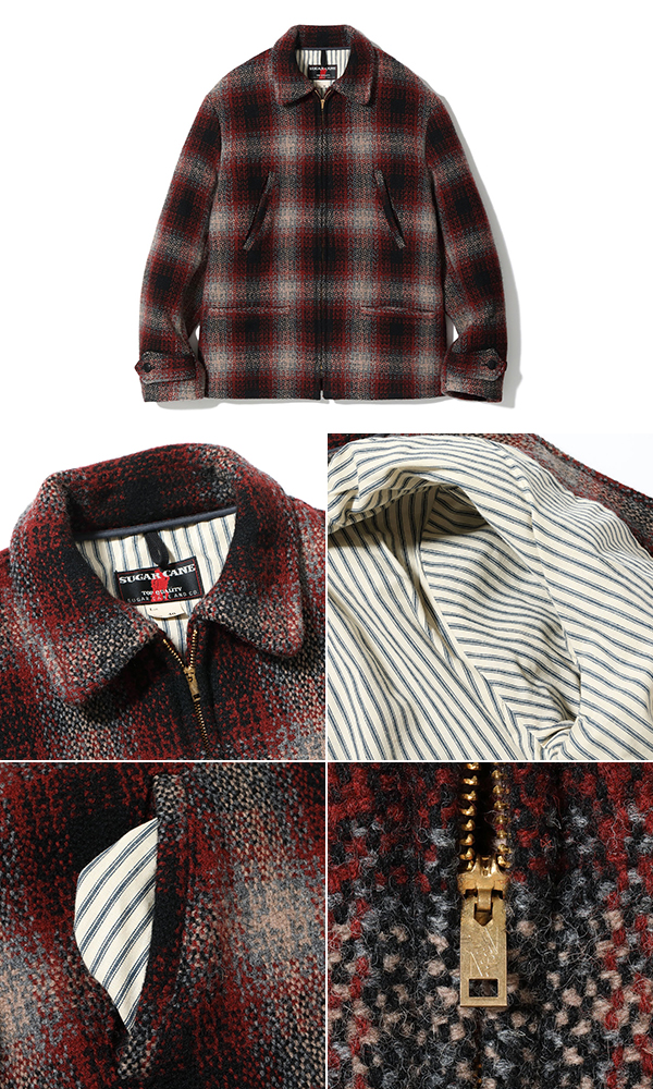 SUGAR CANE FICTION ROMANCE シュガーケーン ウール|チェック|スポーツ