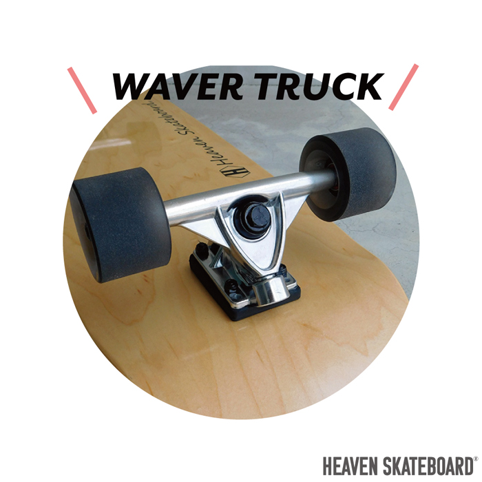 送料無料】 HEAVEN LONG SKATEBOARD DAVE'S WAVE 38 ヘブン ロング