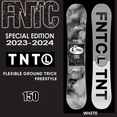 SALE30%OFF】【送料無料】FNTC SNOWBOARD TNT-L WHITE 150 2023-24
