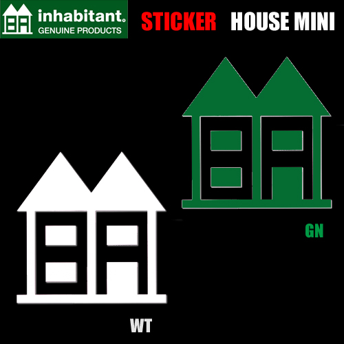 INHABITANT ステッカー 【公式】ジャングジャック│スノーボード