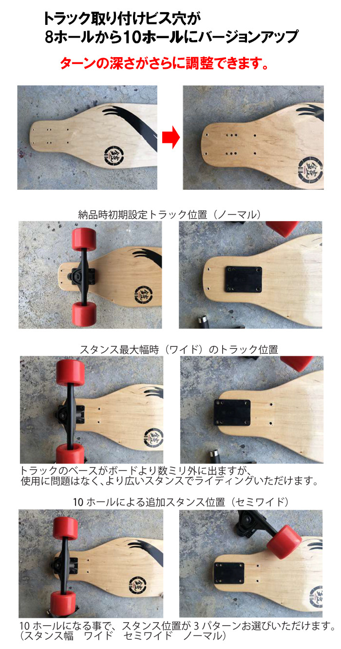 送料無料】 YOROI SKATEBOARD RYUⅡ 38 WAVER TRUCKモデル ヨロイ