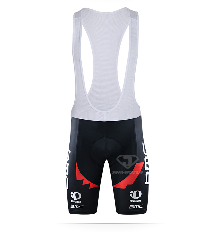 BMC2015 夏用自転車ウェア 半袖ジャージ レッドビブショーツ - 夏 ビブ