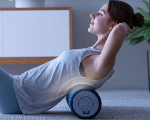 Doctor Air Pilates Heated Vibrating Roller | Japan Trend Shop