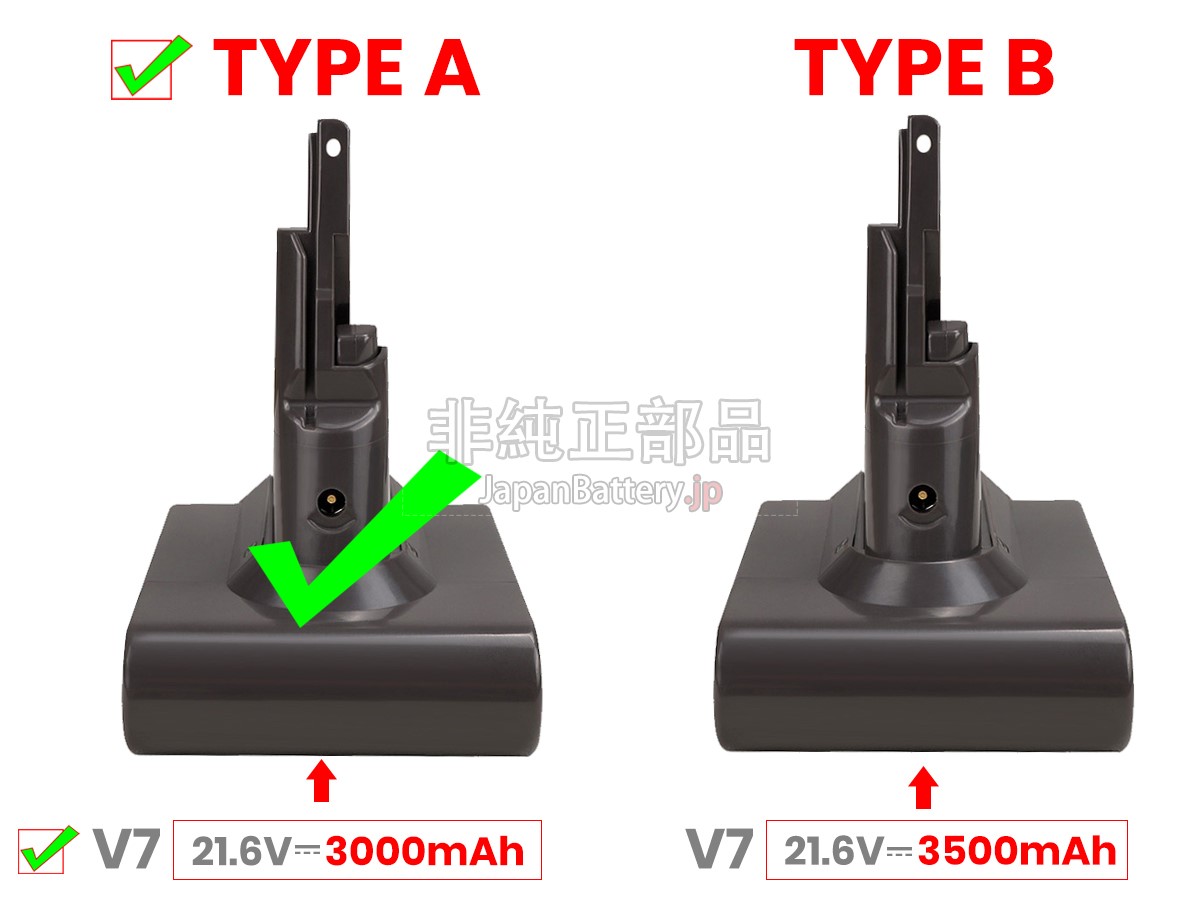 新品 Dyson 掃除機 V7 FLUFFY バッテリー交換 | JapanBattery.jp