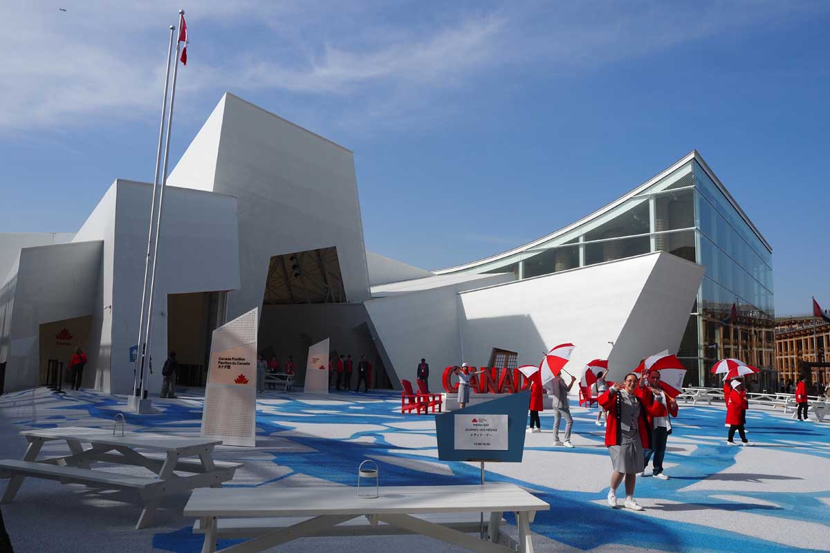開幕の大阪・関西万博、「再生」がコンセプトのカナダ館が人気 開幕に
