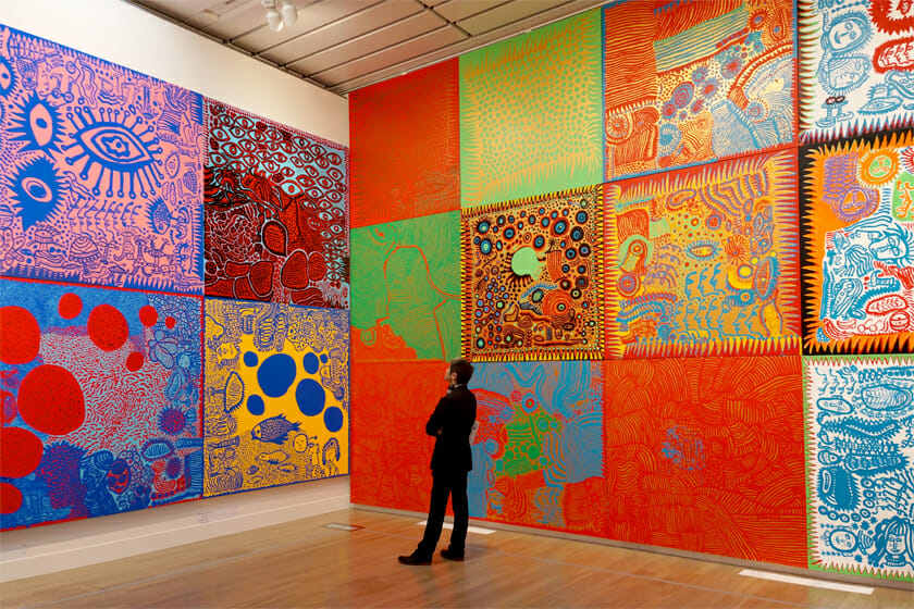 命がけでつくった作品群を見よ！「草間彌生 わが永遠の魂」 - デザイン