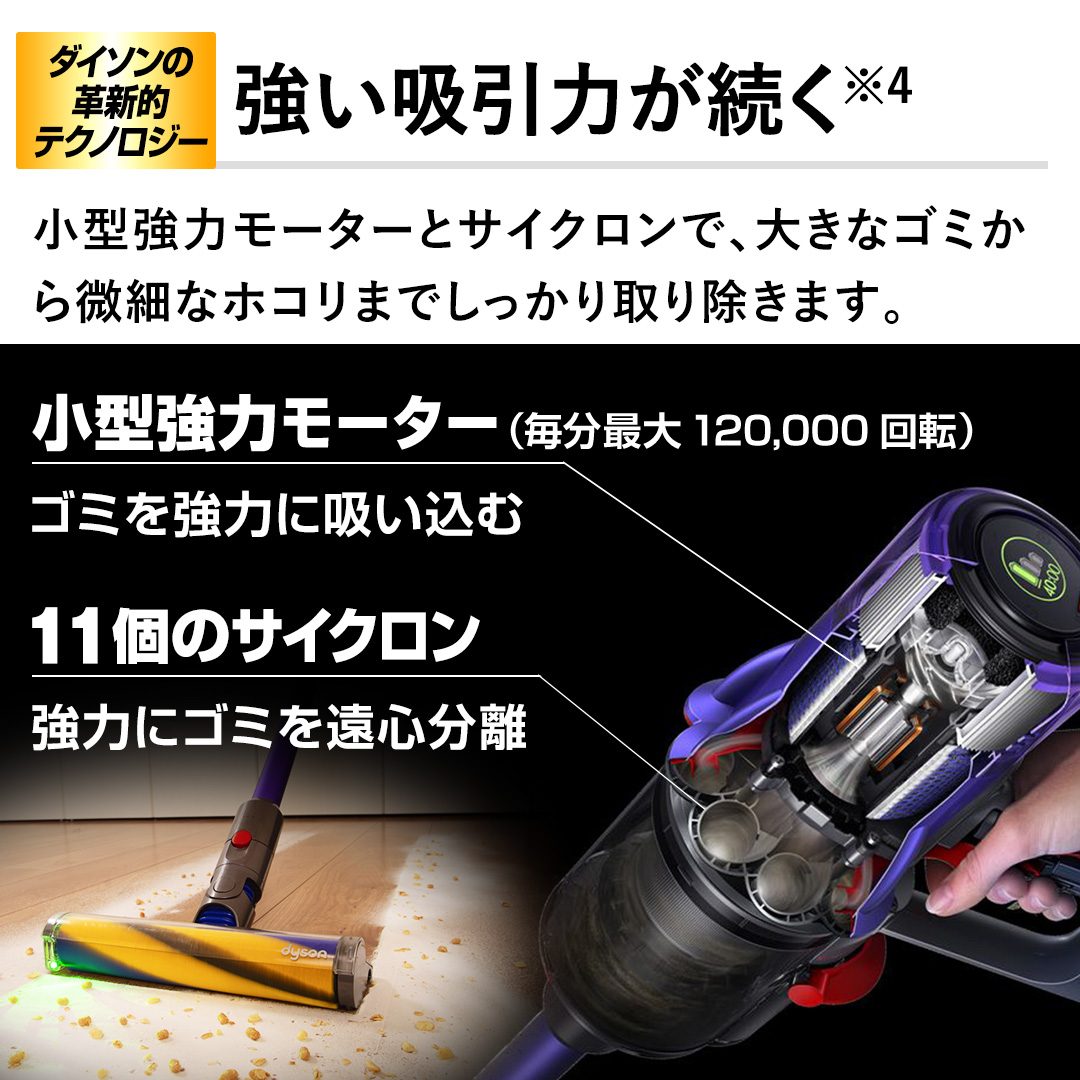 ダイソン 掃除機 コードレスクリーナー Digital Slim Fluffy Optic