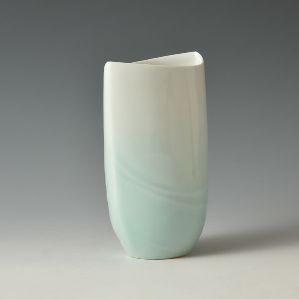 Japan Pottery Net / 青白磁風文花入