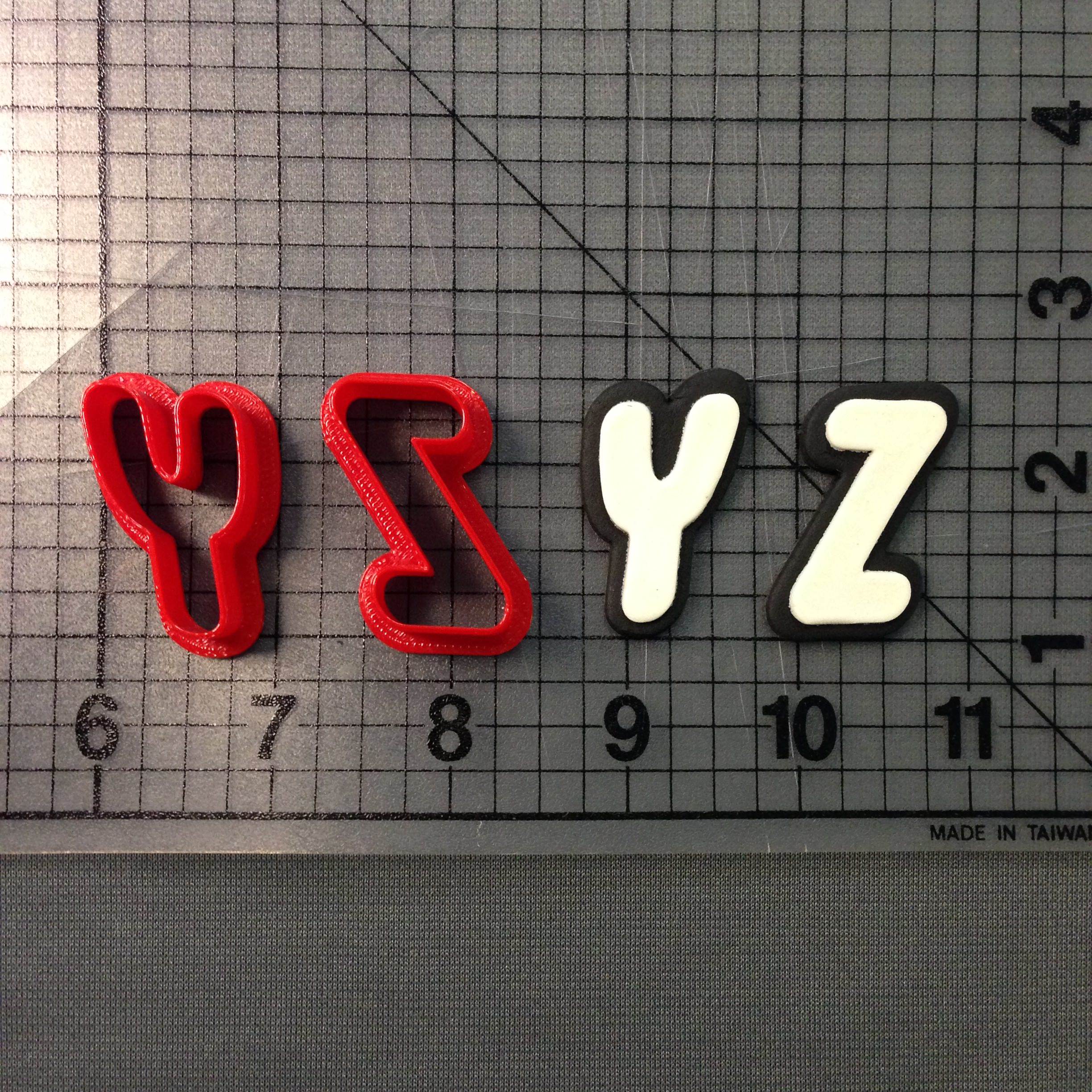 L Font Uppercase Cookie Cutters | JB Cookie Cutters