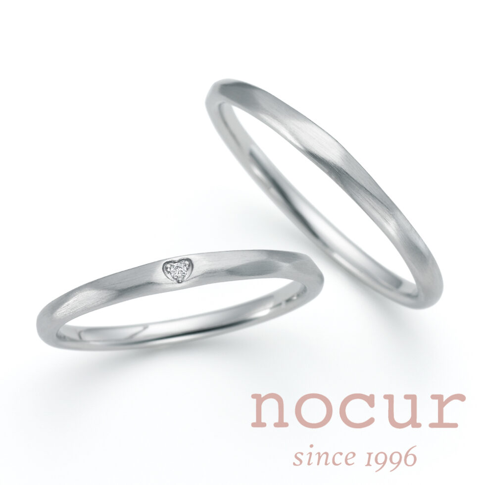 取り扱い終了モデル】ノクル 結婚指輪 638/639 ハートシリーズ