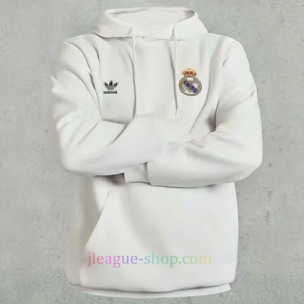 レアルマドリードサッカーパーカー2024白 - J League Shop ユニフォーム